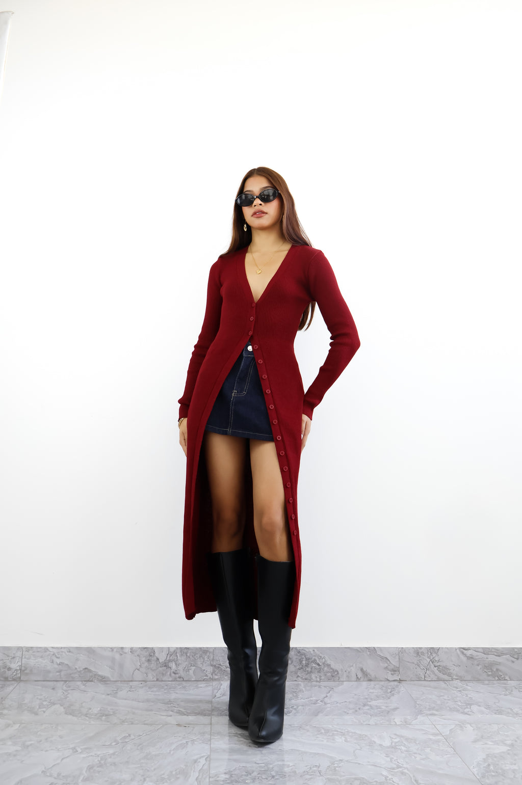 AMINA KNIT DRESS