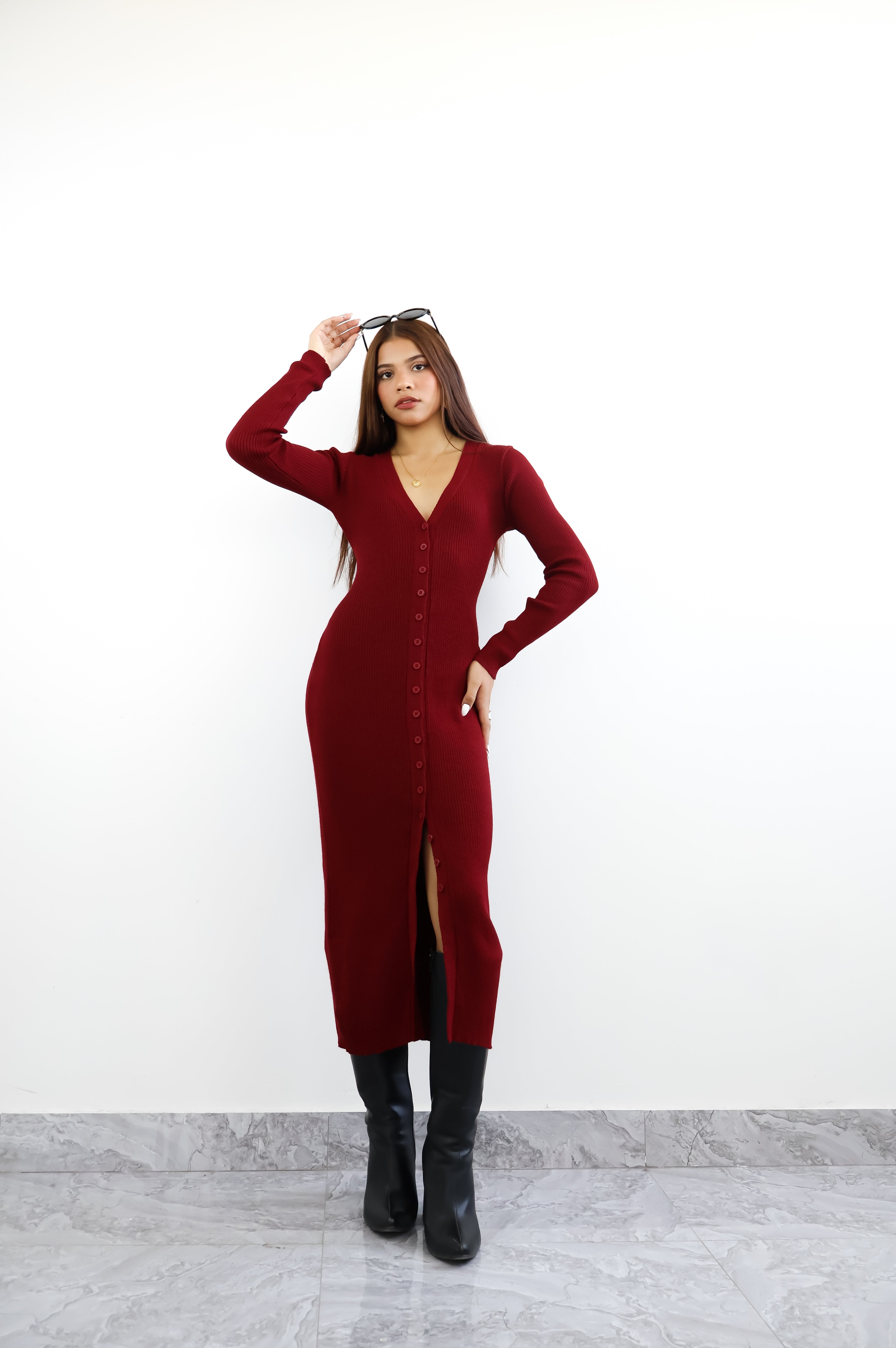 AMINA KNIT DRESS